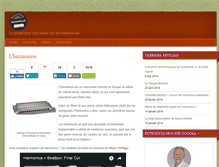 Tablet Screenshot of harmonica.fr